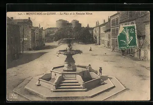 AK Monistrol-sur-Loire, La Place Néron