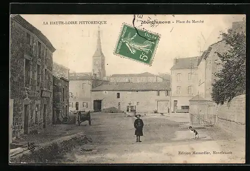 AK Montfaucon, Place du Marché