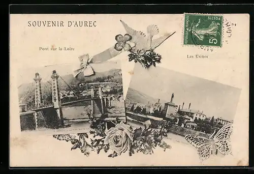 AK Aurec, Pont sur la Loire, Les Usines