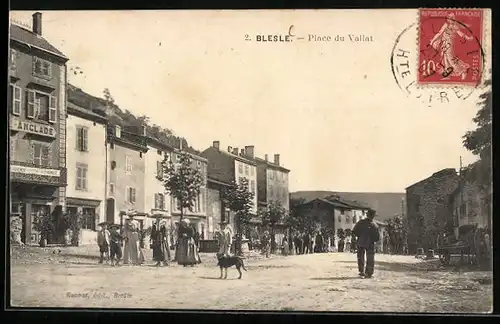 AK Blesle, Place du Vallat
