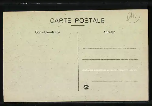 AK Bas-en-Basset, Allée de Lassablière, La Poste