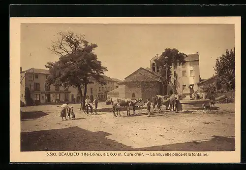 AK Beaulieu, la nouvelle Place et la Fontaine