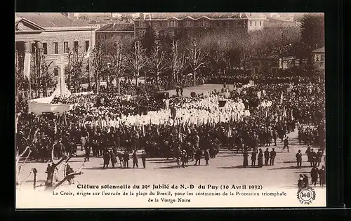 AK Puy, Clôture solennelle du 29 Jubilé de N.-D, Le Croix