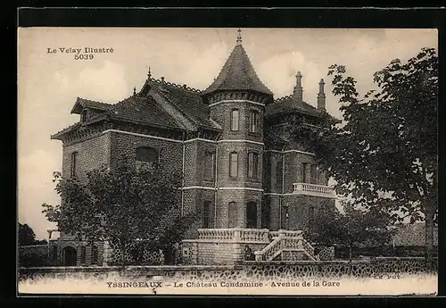 AK Yssingeaux, Le Chateau Condamine, Avenue de la Gare