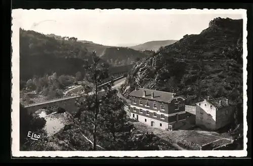 AK Le Monastier, Paysage au Pont d`Estraing et la Gazeille