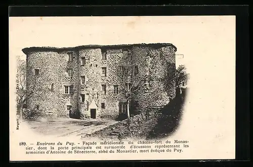 AK Monastier, Facade meridionale du chateau-fort