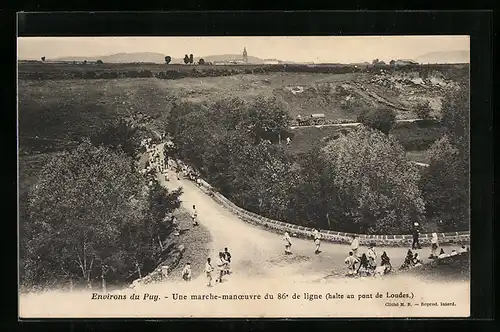 AK Puy, Une marche-manoeuvre du 86 de ligne