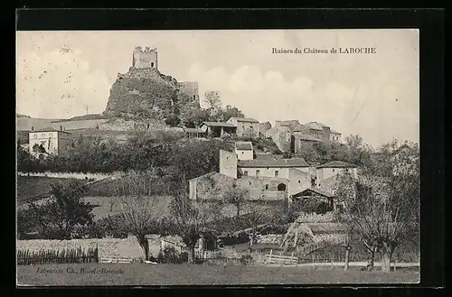 AK Laroche, Ruines du Chateau