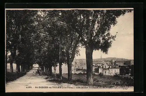 AK St-Didier-en-Velay, Les Allees St-Roch et la Ville