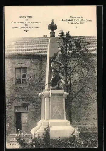 AK Ste-Sigolène, Monument des Combattants de la Guerre