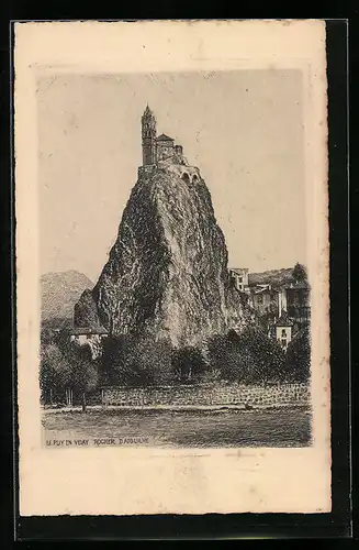 AK La Puy-en-Velay, Rocher Daiguilhe