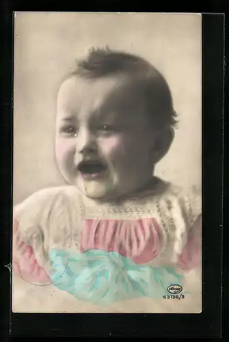 Foto-AK Amag Nr. 63136 /3: Weinendes Kleinkind