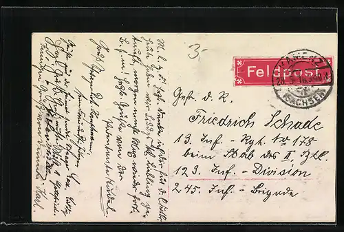 Foto-AK Amag Nr. 61067 /3: Weinendes Kleinkind und Hundewelpe