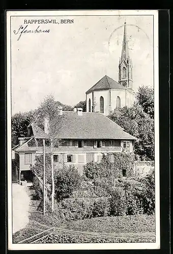 AK Rapperswil, Blick zur Kirche