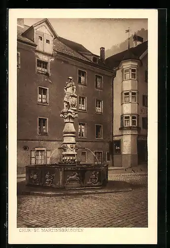 AK Chur, Am St. Martinsbrunnen