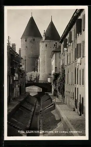 AK Yverdon-les-Bains, Le Canal Oriental