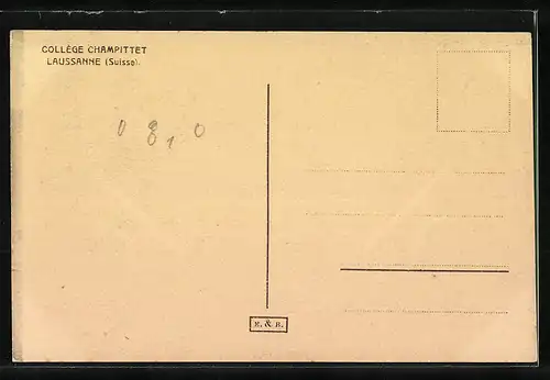 AK Lausanne, College Champittet