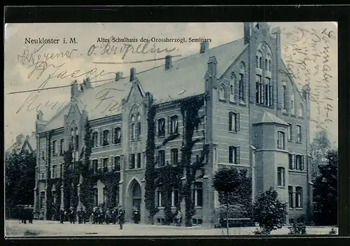 AK Neukloster i. M., Altes Schulhaus des Grossherzogl. Seminars