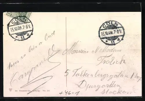 AK Köln-Neustadt, Hohenzollernring mit Strassenbahnen