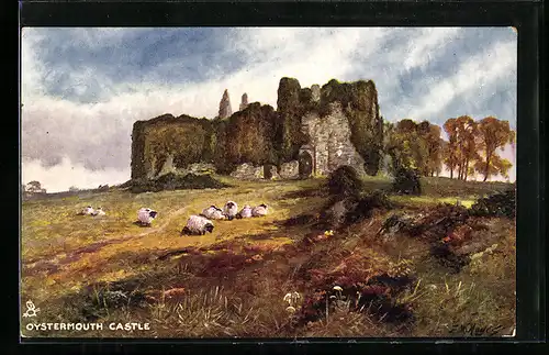 Künstler-AK Raphael Tuck & Sons Nr. 7188: Oystermouth Castle