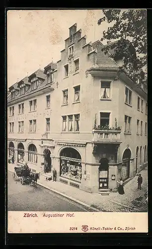 AK Zürich, Hotel Augustiner Hof