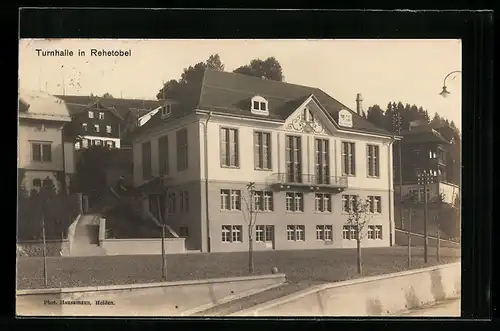 AK Rehetobel, Partie an der Turnhalle