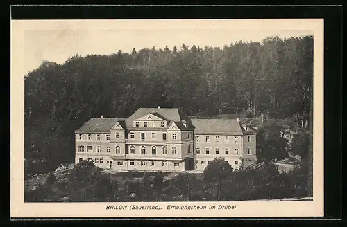 AK Brilon /Sauerland, Erholungsheim im Drübel