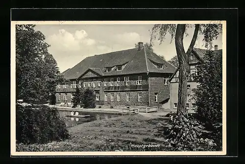 AK Rasemühle b. Göttingen, Das Sanatorium, Hauptgebäude