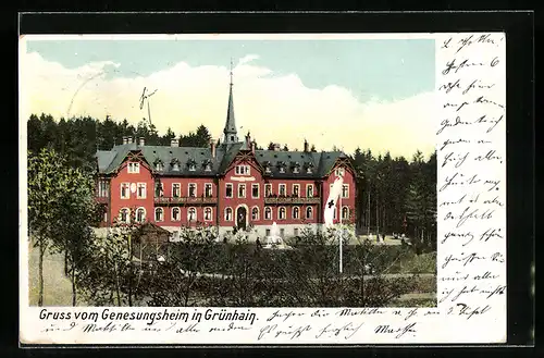 AK Grünhain, Gruss vom Genesungsheim