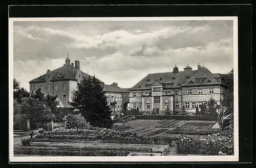 AK Radebeul-Zitzschewig, Genesungsheim Wettinghöhe der Landesversicherungsanstalt Sachsen