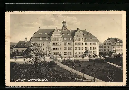 AK Bayreuth, Ansicht der Oberrealschule