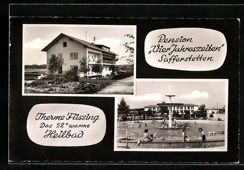 AK Safferstetten-Füssing, Pension Vier Jahreszeiten, Bes. Thomas Albrecht, Therme Füssing