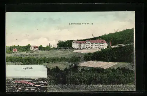 AK Engelthal, Sanatorium von Osten, Ortsansicht