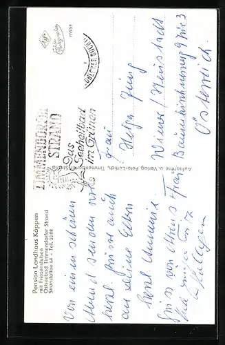 AK Timmendorfer Strand, Pension Landhaus Köppen, Strandallee 64