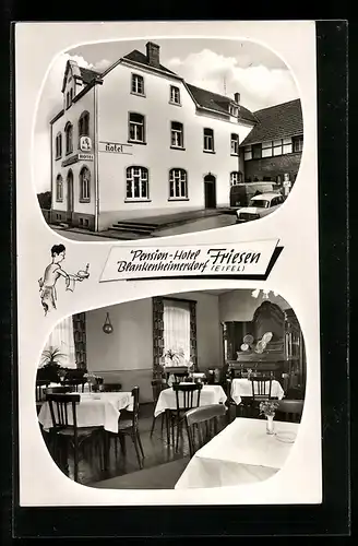AK Blankenheim, Hotel Friesen, Innenansicht