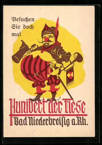 AK Bad Niederbreisig a. Rh., Gasthaus Kunibert der Fiese