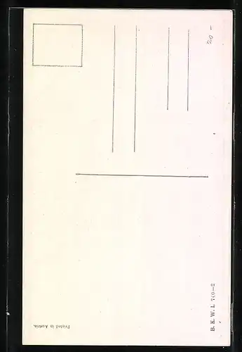 Künstler-AK Brüder Kohn (B.K.W.I) Nr. 760-2: Im Krug zum grünen Kranze...