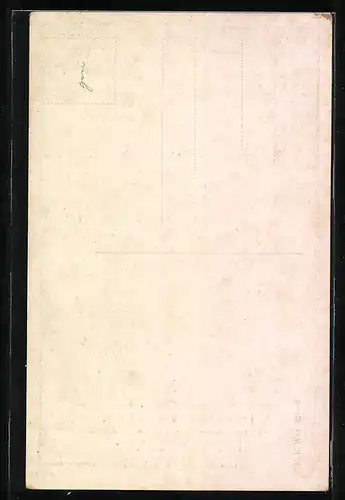 Künstler-AK T. Welzl: Der Trompeter von Säkkingen zu Pferd