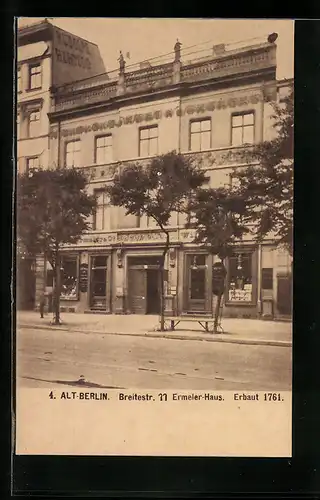 AK Alt-Berlin, Breitestr. 11 mit dem Ermeler-Haus