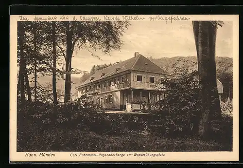 AK Hann Münden, Carl-Fuhrmann-Jugendherberge am Wasserübungsplatz