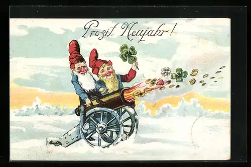 AK Zwerge begrüssen das neue Jahr mit einem Salutschuss