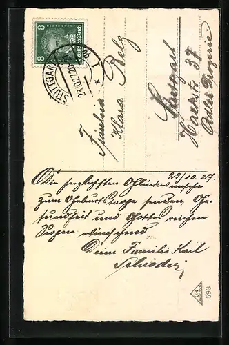 AK Kleiner Bergsteiger zum Geburtstag