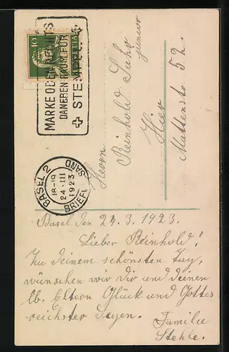 AK Junge mit Gebetsbuch zur Konfirmation