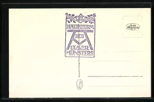 AK Ulm, Totalansicht vom Flugzeug aus