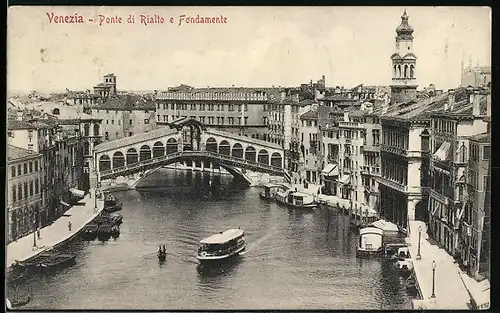 AK Venezia, Ponte di Rialto e Fondamente