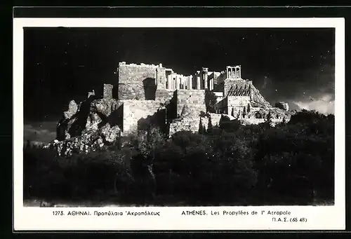 AK Athen, Les Propylees de l`Acropole
