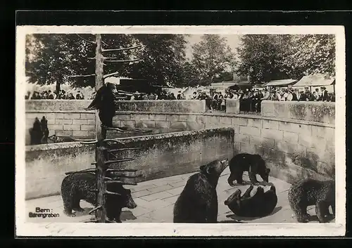 AK Bern, Zuschauer am Bärengraben