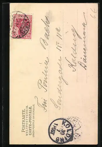 AK Köln, Der Dom von Süden