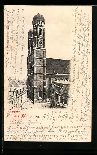 AK München, An der Frauenkirche
