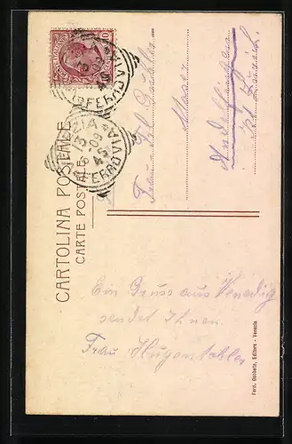 AK Venedig / Venezia, I colombi in Piazza S. Marco